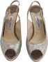 Jimmy Choo Pre-owned Fabric heels Gray Dames - Thumbnail 2