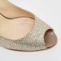 Jimmy Choo Pre-owned Fabric heels Gray Dames - Thumbnail 7