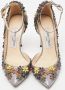 Jimmy Choo Pre-owned Fabric heels Gray Dames - Thumbnail 3