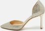 Jimmy Choo Pre-owned Fabric heels Gray Dames - Thumbnail 2