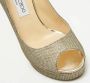 Jimmy Choo Pre-owned Fabric heels Gray Dames - Thumbnail 6