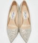 Jimmy Choo Pre-owned Fabric heels Gray Dames - Thumbnail 3