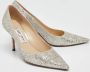 Jimmy Choo Pre-owned Fabric heels Gray Dames - Thumbnail 4