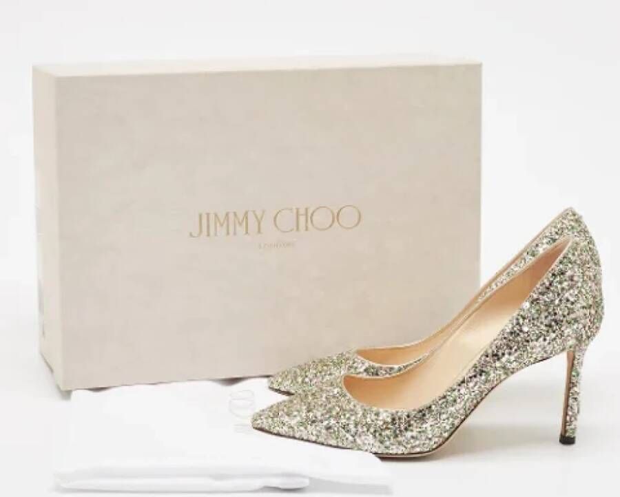 Jimmy Choo Pre-owned Fabric heels Multicolor Dames