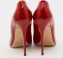 Jimmy Choo Pre-owned Fabric heels Red Dames - Thumbnail 3