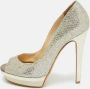 Jimmy Choo Pre-owned Fabric heels Yellow Dames - Thumbnail 2