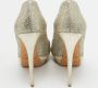 Jimmy Choo Pre-owned Fabric heels Yellow Dames - Thumbnail 5