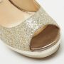 Jimmy Choo Pre-owned Fabric heels Yellow Dames - Thumbnail 7