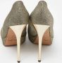 Jimmy Choo Pre-owned Fabric heels Yellow Dames - Thumbnail 5