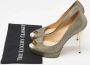 Jimmy Choo Pre-owned Fabric heels Yellow Dames - Thumbnail 9