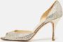 Jimmy Choo Pre-owned Fabric heels Yellow Dames - Thumbnail 2