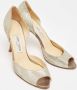 Jimmy Choo Pre-owned Fabric heels Yellow Dames - Thumbnail 4