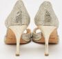 Jimmy Choo Pre-owned Fabric heels Yellow Dames - Thumbnail 5