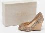 Jimmy Choo Pre-owned Fabric heels Yellow Dames - Thumbnail 8