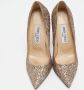 Jimmy Choo Pre-owned Fabric heels Yellow Dames - Thumbnail 2