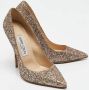 Jimmy Choo Pre-owned Fabric heels Yellow Dames - Thumbnail 3