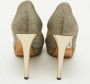 Jimmy Choo Pre-owned Fabric heels Yellow Dames - Thumbnail 3