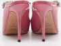 Jimmy Choo Pre-owned Fabric mules Pink Dames - Thumbnail 3