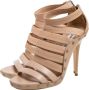 Jimmy Choo Pre-owned Fabric sandals Beige Dames - Thumbnail 3