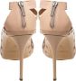 Jimmy Choo Pre-owned Fabric sandals Beige Dames - Thumbnail 4