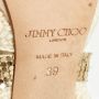 Jimmy Choo Pre-owned Fabric sandals Beige Dames - Thumbnail 8