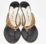 Jimmy Choo Pre-owned Fabric sandals Beige Dames - Thumbnail 3