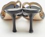 Jimmy Choo Pre-owned Fabric sandals Beige Dames - Thumbnail 5