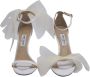 Jimmy Choo Pre-owned Fabric sandals Beige Dames - Thumbnail 2