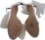 Jimmy Choo Pre-owned Fabric sandals Beige Dames - Thumbnail 4