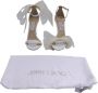 Jimmy Choo Pre-owned Fabric sandals Beige Dames - Thumbnail 7