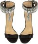 Jimmy Choo Pre-owned Fabric sandals Black Dames - Thumbnail 2