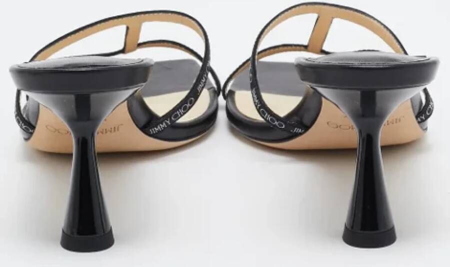 Jimmy Choo Pre-owned Fabric sandals Black Dames