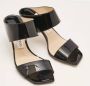 Jimmy Choo Pre-owned Fabric sandals Black Dames - Thumbnail 2