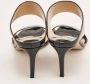 Jimmy Choo Pre-owned Fabric sandals Black Dames - Thumbnail 3