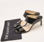 Jimmy Choo Pre-owned Fabric sandals Black Dames - Thumbnail 7