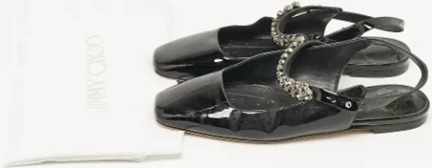 Jimmy Choo Pre-owned Fabric sandals Black Dames