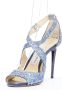 Jimmy Choo Pre-owned Fabric sandals Blue Dames - Thumbnail 4