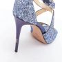 Jimmy Choo Pre-owned Fabric sandals Blue Dames - Thumbnail 8