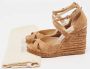 Jimmy Choo Pre-owned Fabric sandals Brown Dames - Thumbnail 7