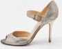 Jimmy Choo Pre-owned Fabric sandals Gray Dames - Thumbnail 2