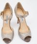 Jimmy Choo Pre-owned Fabric sandals Gray Dames - Thumbnail 4