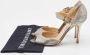 Jimmy Choo Pre-owned Fabric sandals Gray Dames - Thumbnail 9