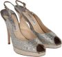 Jimmy Choo Pre-owned Fabric sandals Gray Dames - Thumbnail 3