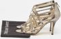 Jimmy Choo Pre-owned Fabric sandals Gray Dames - Thumbnail 8