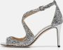 Jimmy Choo Pre-owned Fabric sandals Gray Dames - Thumbnail 2