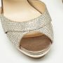 Jimmy Choo Pre-owned Fabric sandals Gray Dames - Thumbnail 8