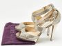 Jimmy Choo Pre-owned Fabric sandals Gray Dames - Thumbnail 9