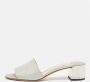 Jimmy Choo Pre-owned Fabric sandals Gray Dames - Thumbnail 2