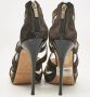 Jimmy Choo Pre-owned Fabric sandals Gray Dames - Thumbnail 4