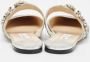 Jimmy Choo Pre-owned Fabric sandals Gray Dames - Thumbnail 3